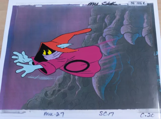 He-Man original vintage Filmation production Cel: ORKO