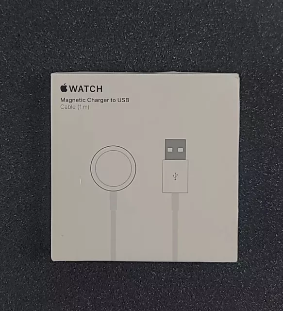 Genuine Apple MX2E2AM/A 1m Watch Magnetic Charging Cable - White A2255