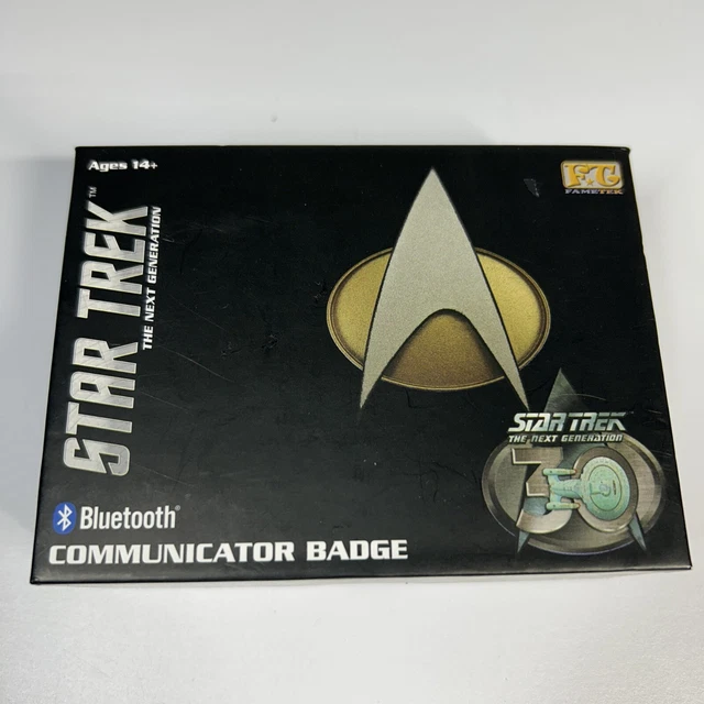 Star Trek The Next Generation Bluetooth Communicator Badge - Tested Working
