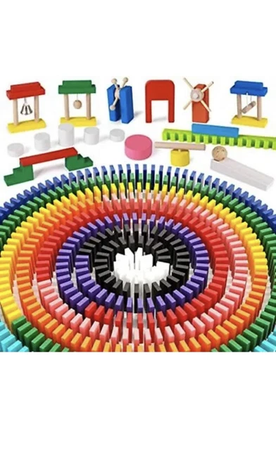 LEWO 48PZ GIOCO Torre Tumble in legno per bambini 3 8 anni