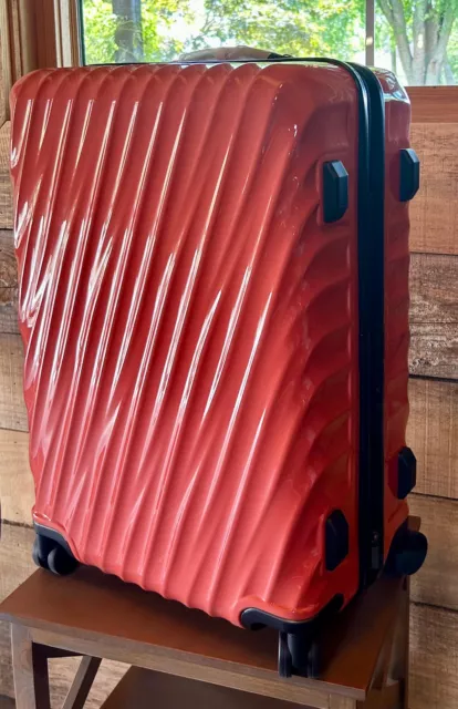 NWT TUMI 19 Degree Short Trip Expandable Wheeled Packing Case 26" Coral $895 4