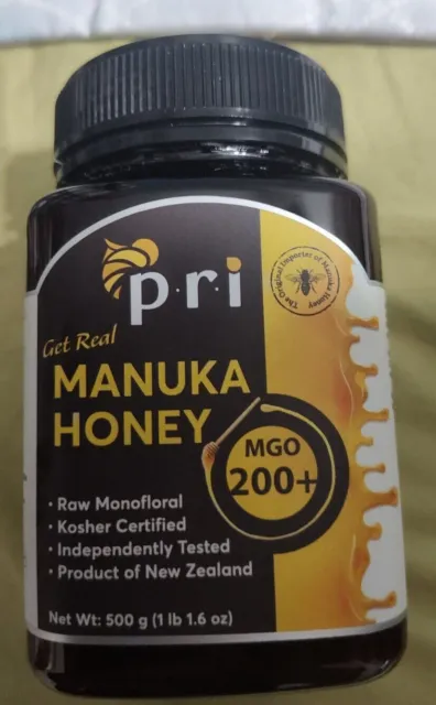 Premium New Zealand Honey MANUKA HONEY MGO 30+ 500b/1.1 Lb Exp:11/13/23
