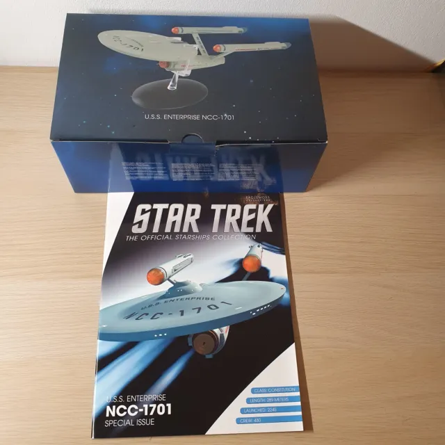 Eaglemoss Star Trek Enterprise NCC-1701 Modell XL mit Magazin