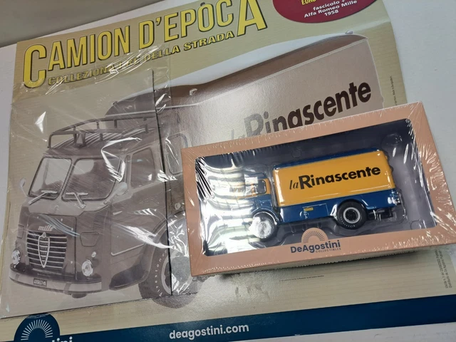 Camion Alfa Romeo Mille à Italie 1960 – De Agostini Vintage N°45 – Miniature Neuve