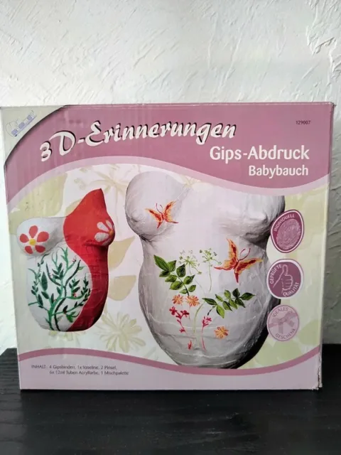 Kit neuf pour moulage en plâtre pour femme enceinte - Maternité, souvenir, bébé