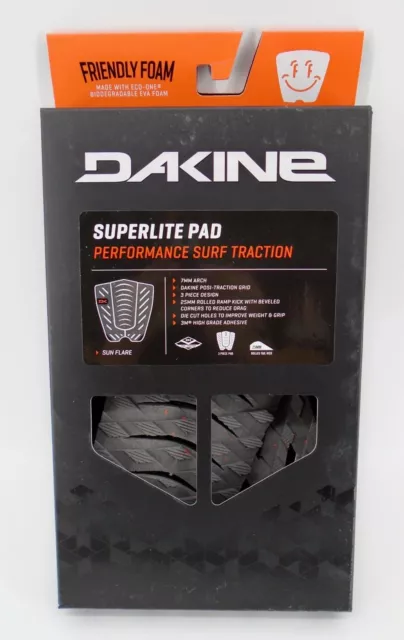 Dakine Superlite Pad Performance Surf Traction 3 Piece Sun Flare 2