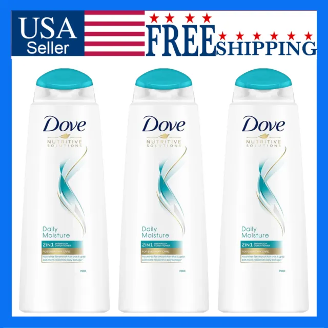 Dove Daily Care 2 in 1 Shampoo and Conditioner 400ml 13.5 fl oz