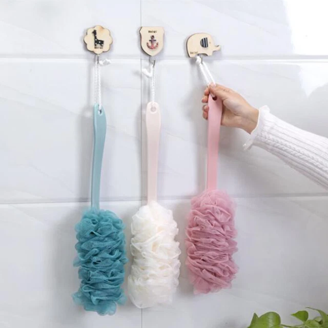 Back Sponge Handle Nylon Body Brush Exfoliating Back Scrubber Handle Back Brush 3