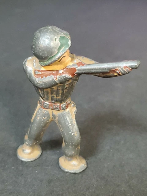 Figurine Soldat Tireur D'élite Barclay #703 – Métal – Vintage Années 30