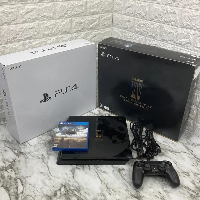 PlayStation4 - PS4  pro + FF15 + 保証書付き PlayStation4 FINAL FANTASY XV LUNA EDITION (同梱版)【買取