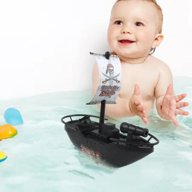 (z)Mechright Bateau Jouet Pirate Pour Piscine Pour Enfants Jouet De Bain Pour 2