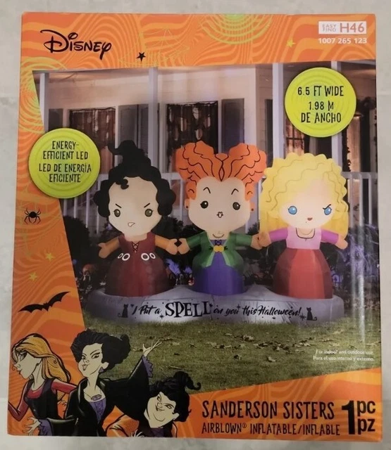 DISNEY HOCUS POCUS Sanderson Sisters Halloween Inflatable 6.5 ft £85.00