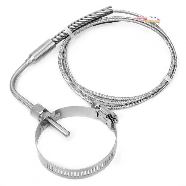 Egt Thermocouple Type K Droit Angle 80x5mm Température Sonde Avec 1m 1M