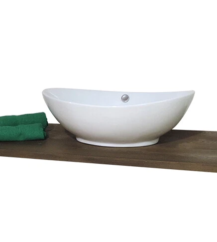Lavabo Da Appoggio Erica 40x40 Cm - Lavandino O In Ceramica Bianco - 7