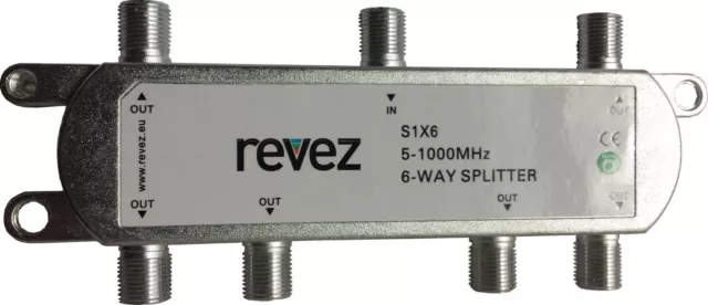 Répartiteur TV câble Schwaiger VTF8822 2 voies 5 - 1000 MHz