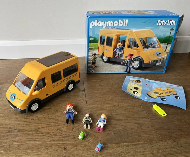PLAYMOBIL 6866 CITY Life School Bus with Removable Roof EUR 10,41 ...