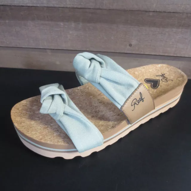Reef Women's Sandals Knotty Vista Hi - Light Green - US Ladies size 9