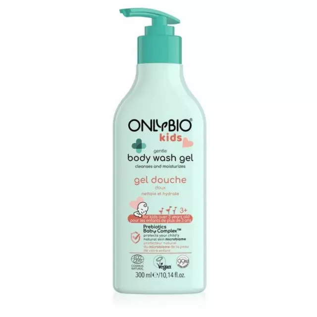 OnlyBio Baby Gentle Body Wash Gel 3 Years Old Children Sensitive Skin 300ml