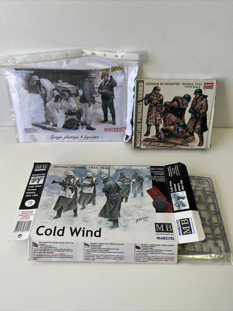 Lot De 11 Figurines Soldats Allemands 1:72 Résine Non Peintes – Idéal Maquettisme Ou Wargame