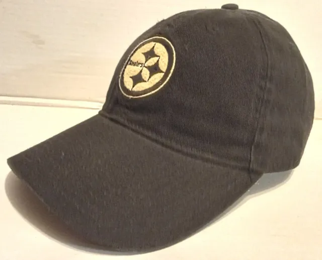 Pittsburgh Steelers Black Slouch Style Hat Mens Osfm By Reebok