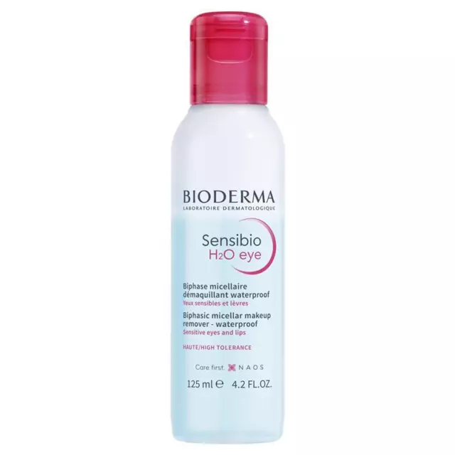 Bioderma Sensibio H2O Eye Biphasic Micellar Waterproof Makeup Remover 125ml