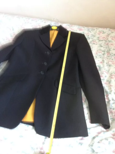 Horse  RIDING jacket. size 32 PHOENIX. .never worn. ..Black.