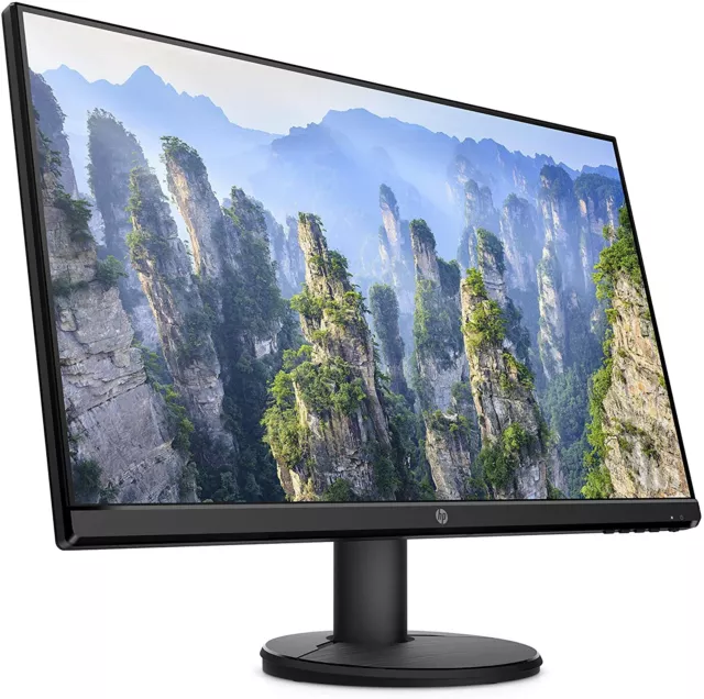HP V24i Monitor 23.8" FHD 1920x1080 IPS-Panel HDMI VGA max. 60 Hz 5ms schwarz