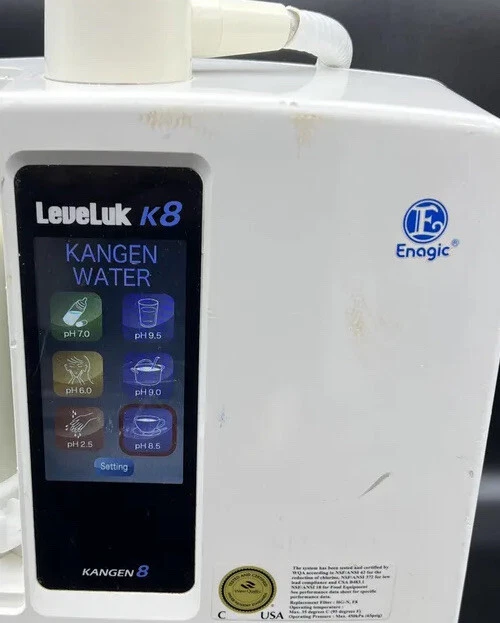 Enagic Leveluk K8 A26-00 Kangen 8 Alkaline Water **Tested** Parts/Repair Enagic Leveluk K8 A26-00 Kangen 8 Alkaline Water **Tested** Parts/Repair