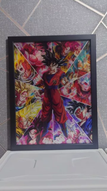 Placa Decorativa Fosca 22,5X18cm Dragon Ball Goku Kakarot Shenlong -  Esferas do Dragão Super Saiyajin God Blue Dragon Ball Z DBZ Super GT Mangá  Manga