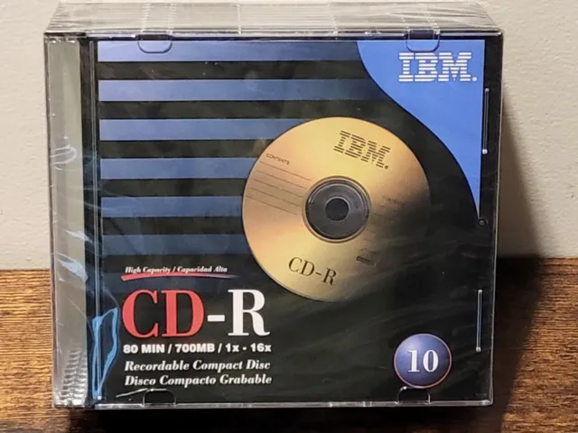 IBM CD-R 80 minute Recordable CDs 700MB 1X - 16X