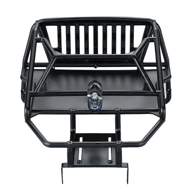 LAFEINA RC Crawler Back-Half Cage Shell - Fits 1/10 TRX4, SCX10, Redcat GEN8, AT4 (Black)