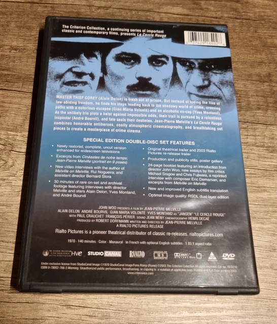 Jean-Pierre Melville Le Cercle Rouge Criterion-Collection Vier im roten Kreis 2