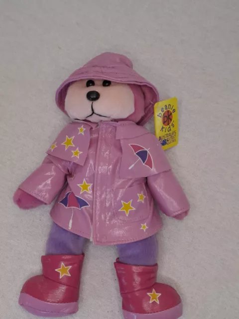 Skansen Beanie Kids Raindrop The Bear Bk593 Retired With Tag