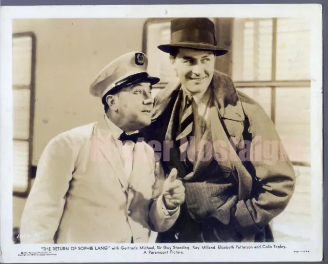 Vintage Photo 1936  Ray Milland in The Return Of Sophie Lang rare original