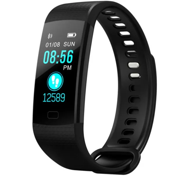 Color Screen Smart Bracelet With Heart Rate Blood Pressure Bluetooth Smart Watch