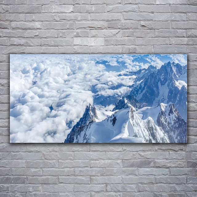 PHOTO SUR TOILE Tableau Image Impression 120x60 Paysage Montagne Lac