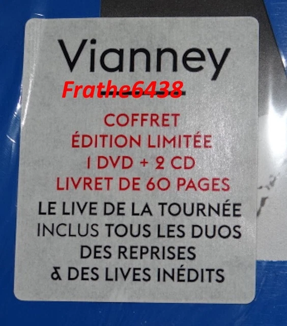 COFFRET EDITION LIMITE 2 Cd + 1 Dvd + Livret Collector Vianney EUR 40 ...