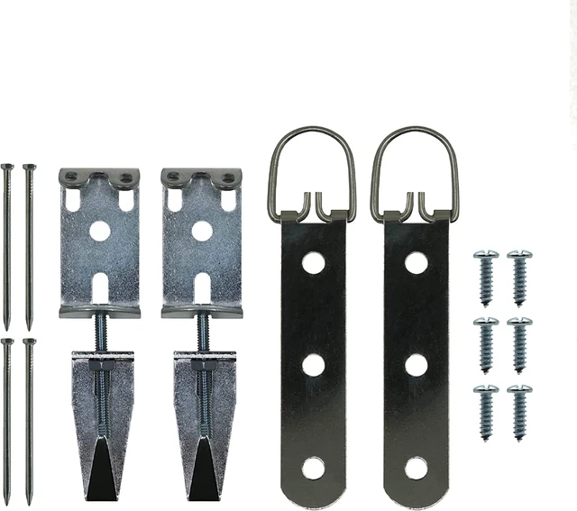 Mirror Hanging Kit with Hangers and Leveling Hardware - 100 Lbs - Heavy Duty Mir