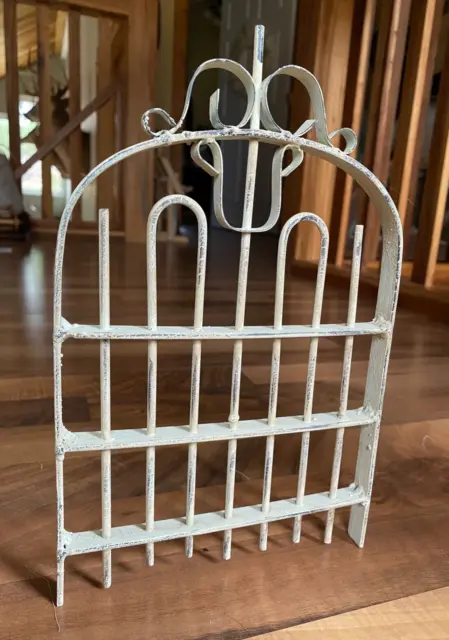 "Wrought Iron" Fairy Garden Gate 6 1/2 x 10 1/2 x 1/2