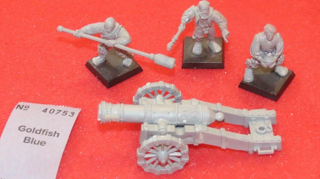 WARHAMMER FANTASY EMPIRE Metal Great Canon and Crew Citadelle GW OOP