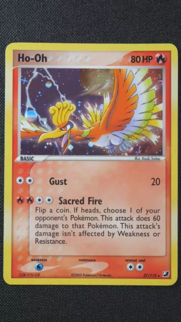 Ho-oh - Ex Unseen Forces Reverse Holo - Pokemon