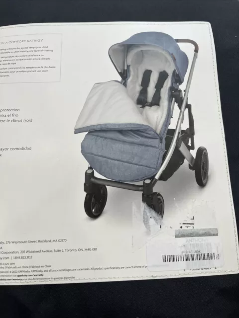 UPPAbaby Cozy Ganoosh Footmuff Anthony New