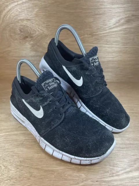 NIKE SB STEFAN Janoski Max Leather Suede Black White Size UK 6 EUR 39 10.00 PicClick UK