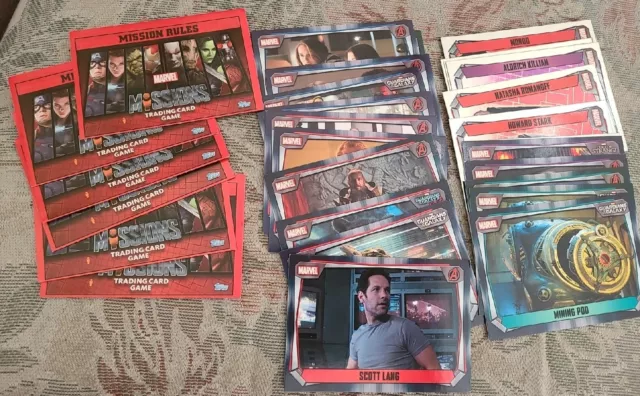 Marvel Missions Trading Card Game - Various Cards - Topps