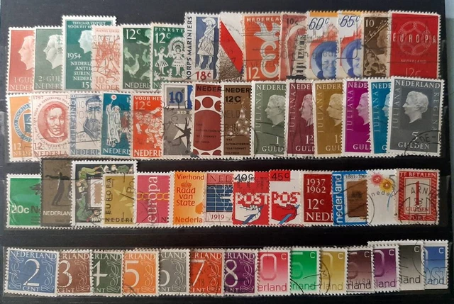 Niederlande 07- großes Lot Briefmarken gestempelt 