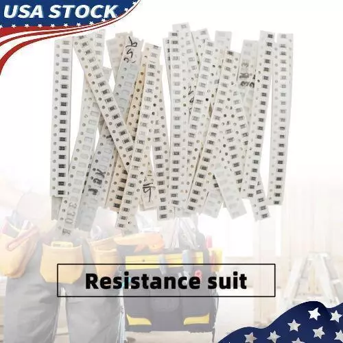 1206 SMD Resistor Assorted Kit 33 Values 20Pcs=660Pcs Samples Electronic DIY V1