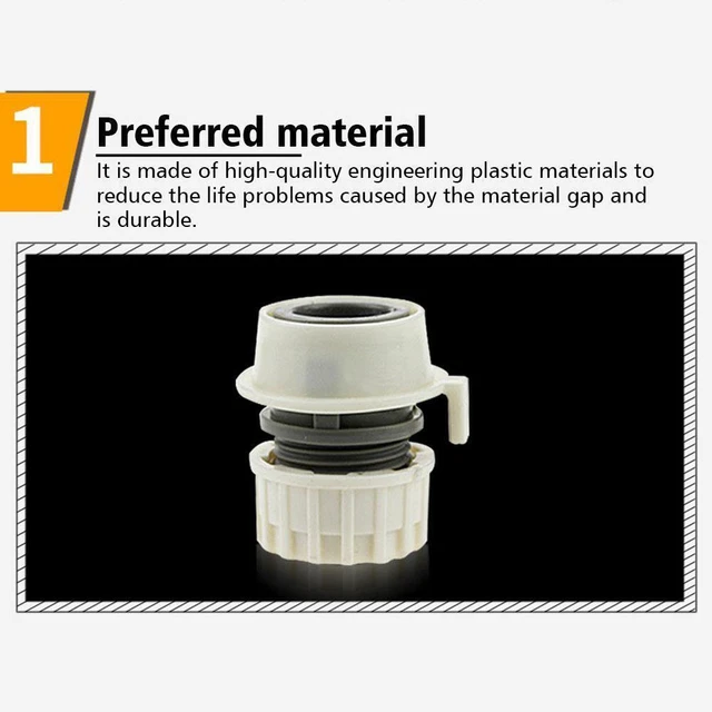 Universal Garden Watering Hose Pipe SET Tap-Connector-Adaptor Attach-new S2W7 8
