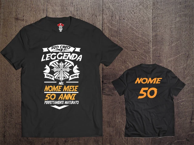T shirt hotsell 50 anni 1970