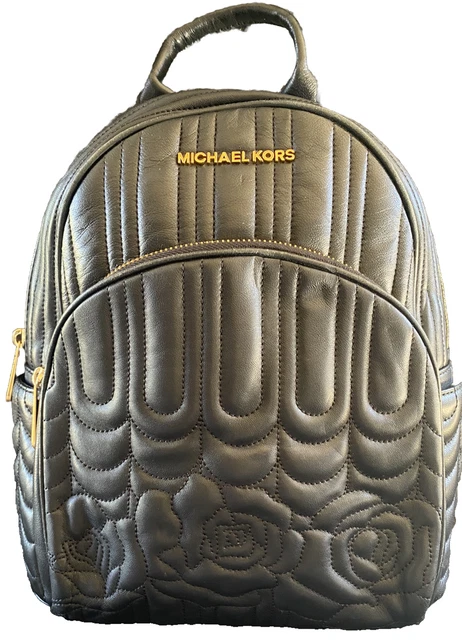 Michael kors abbey quilted backpack deals