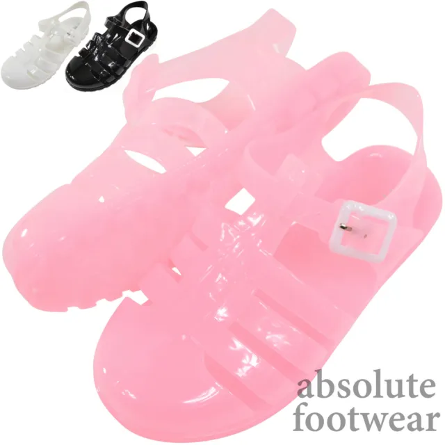 Childrens / Kids / Girls Summer / Garden / Beach / Holiday Jelly Shoes / Sandals
